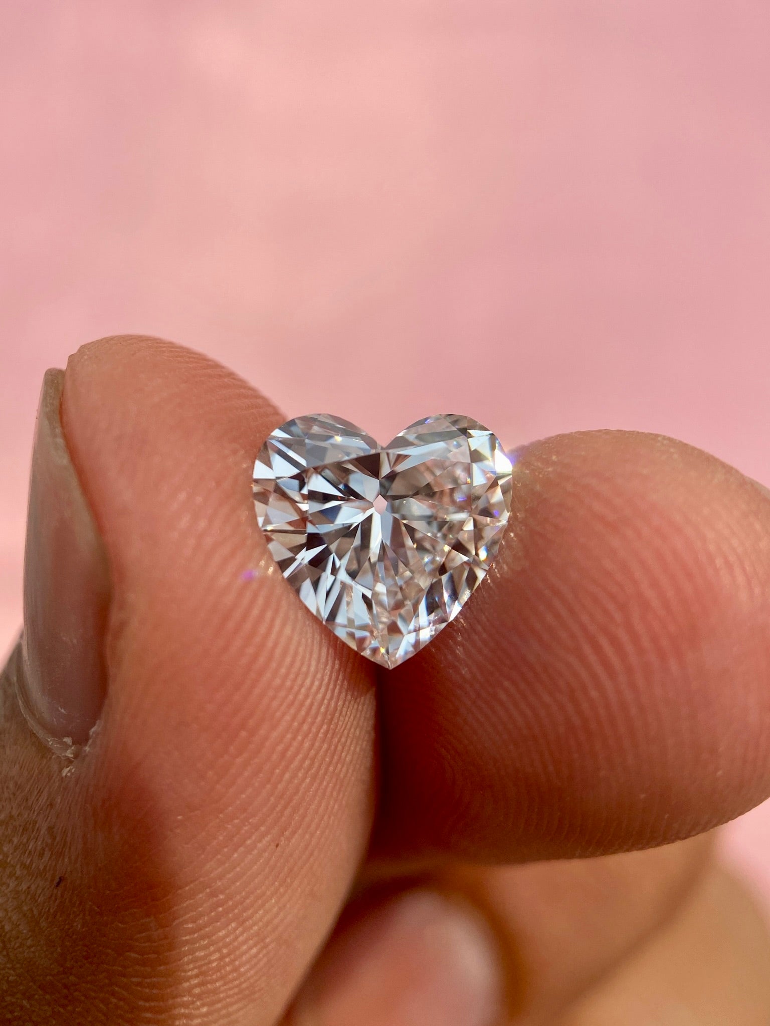 Heart Shape Lab Grown Loose Diamond