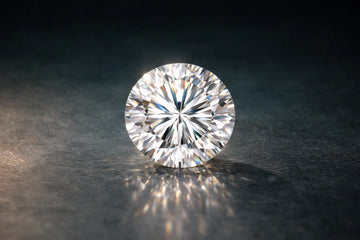 Natural mined diamond loose gemstone with classic sparkle
