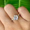 antique floral cluster ring for women