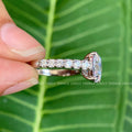 white gold bridal ring