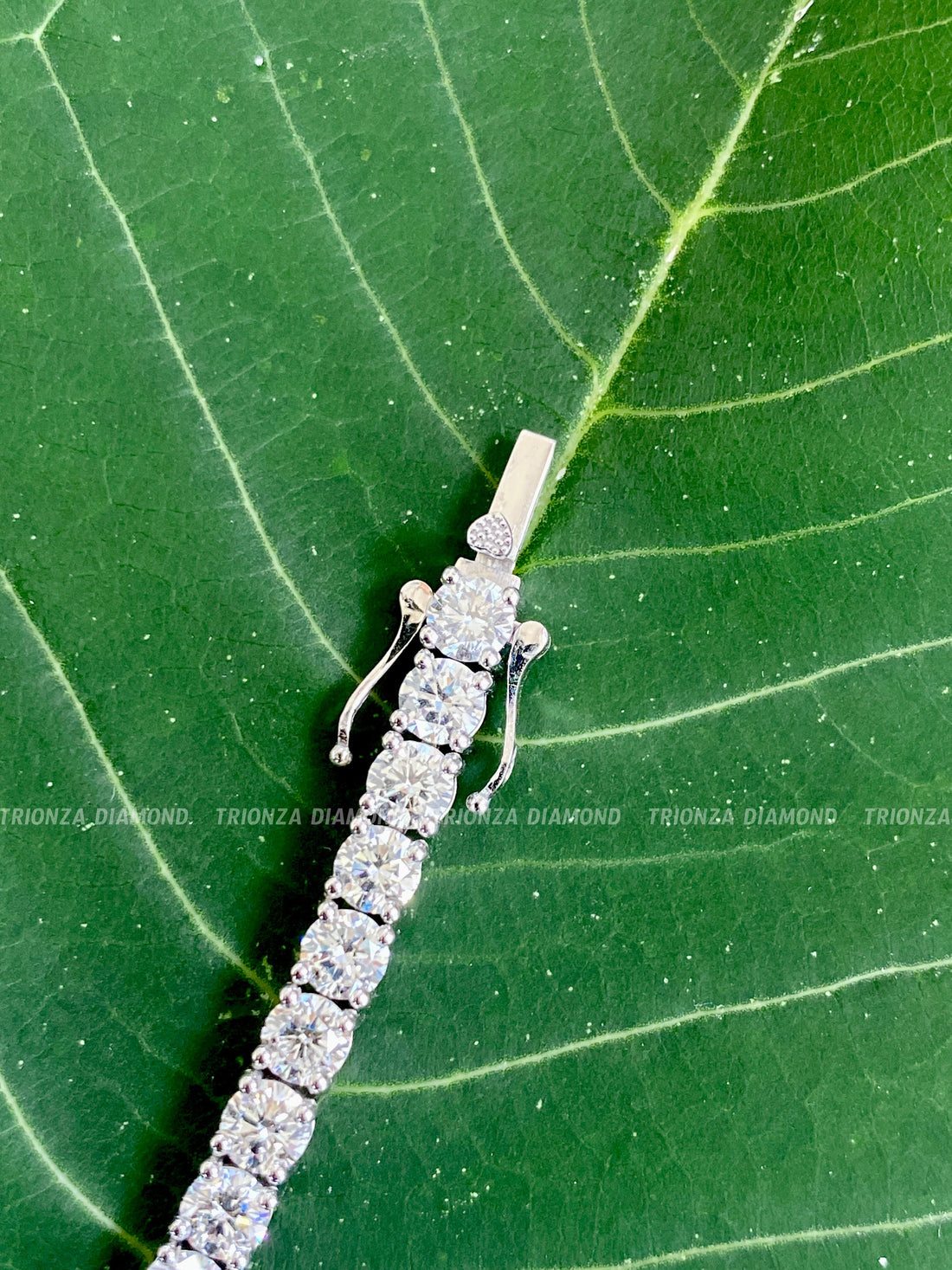 Lab Grown Diamond Tennis Bracelet 14K Gold - Round 3MM Stackable