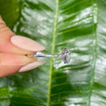Handmade moissanite engagement ring crafted by experienced jewelry artisans