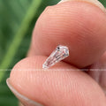 TrionzaDiamond shield cut lab grown diamond crafted for engagement and wedding jewelry
