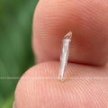 Shield shaped diamond suitable for custom size engagement rings and personalized jewelry