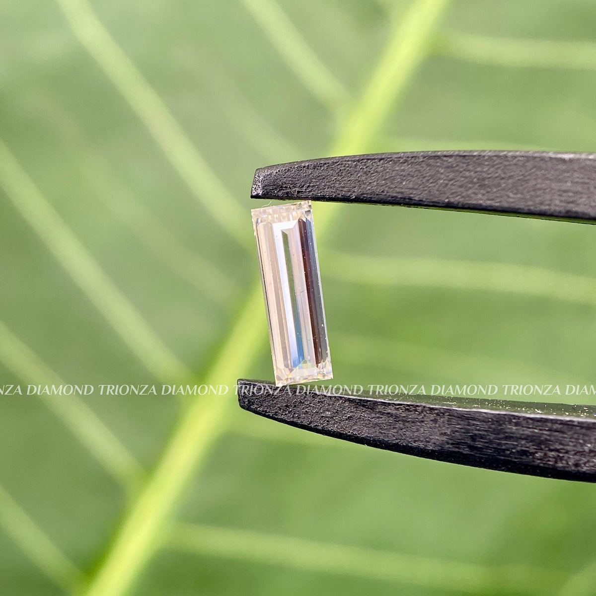 TrionzaDiamond baguette lab grown diamond crafted for a custom engagement ring
