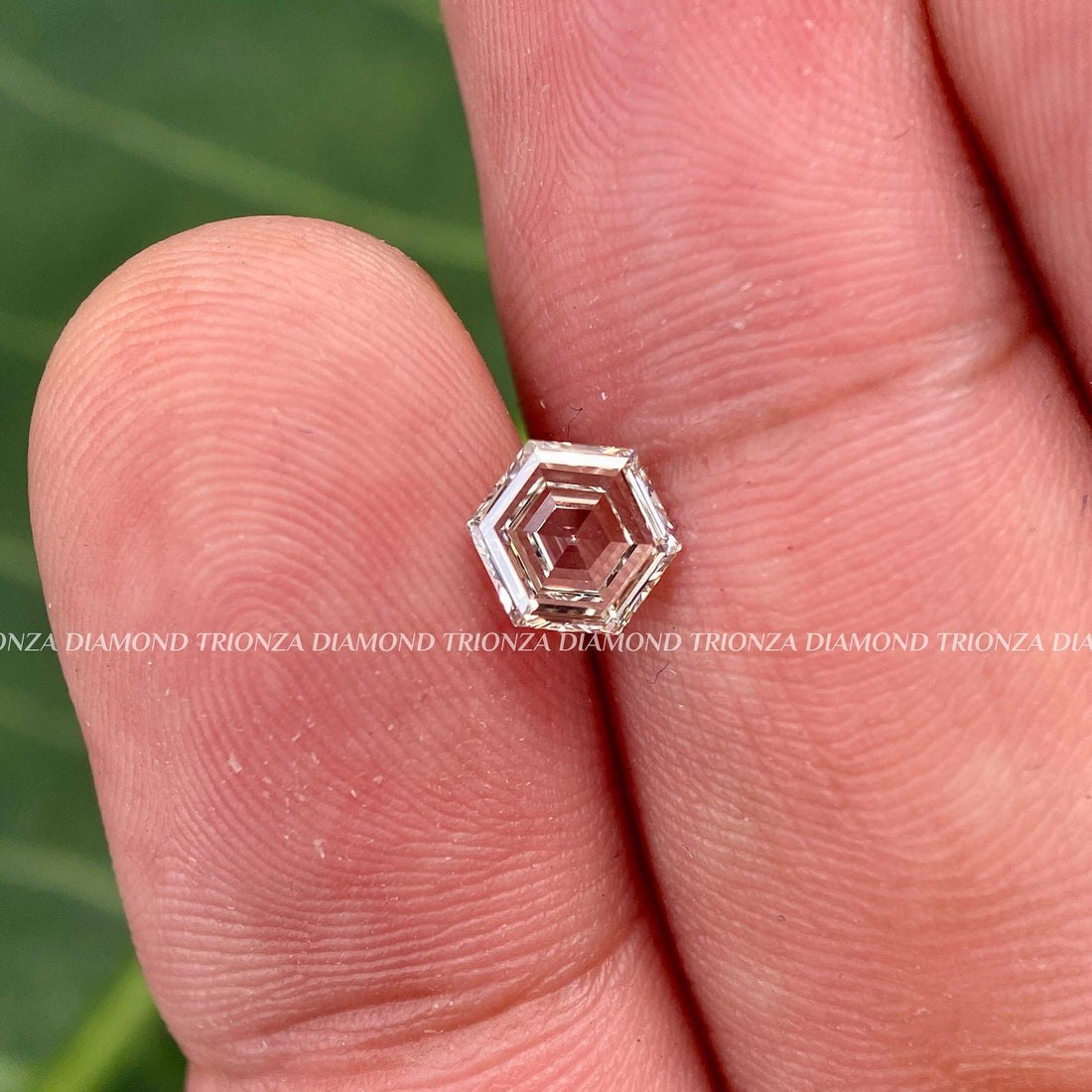 1 CT Hexagon Step Cut Lab Grown Diamond F/VS - Engagement Ring
