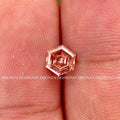 TrionzaDiamond hexagon diamond crafted for engagement rings and custom jewelry designs