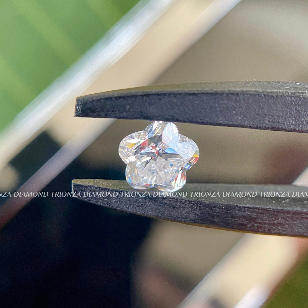 Fancy cut diamond pair arranged together for stud earrings or custom jewelry