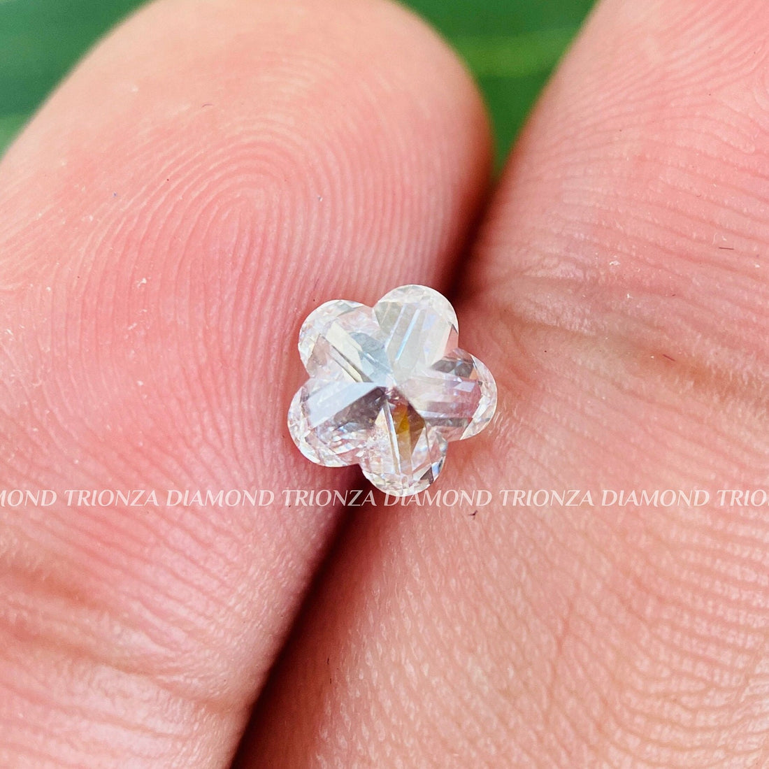1 CT Floral Lab Grown Diamond for Engagement Ring & Stud Earrings