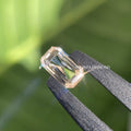 Intense brown radiant cut lab grown diamond displayed as a loose stone in VS1 clarity
