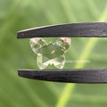 Butterfly shape diamond displayed loose, suited for vintage jewelry and custom pendant designs