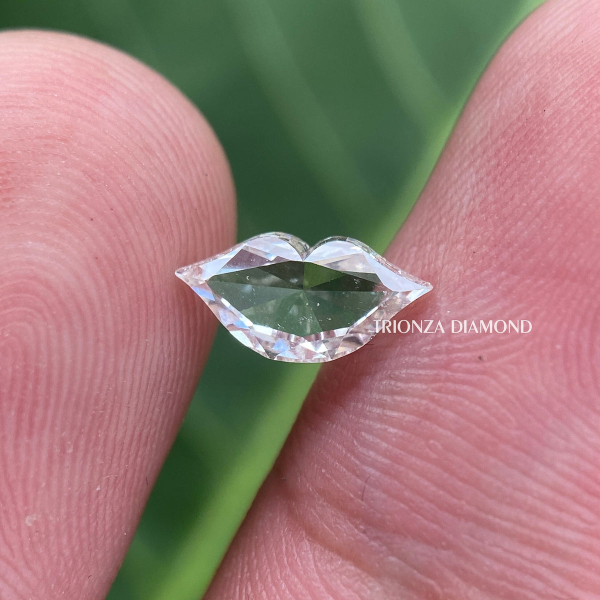 TrionzaDiamond lips cut lab grown diamond crafted for custom engagement ring designs