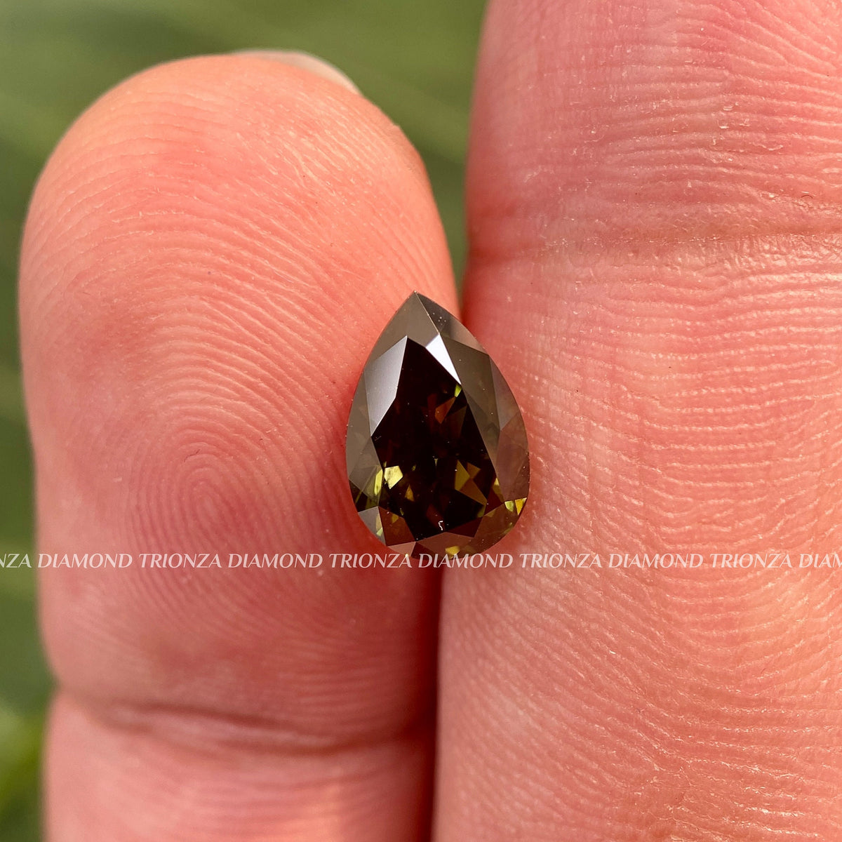 IGI certified lab grown diamond set in a handmade TrionzaDiamond creation