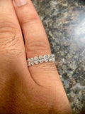TrionzaDiamond handcrafted oval diamond band designed for anniversary and proposal occasions