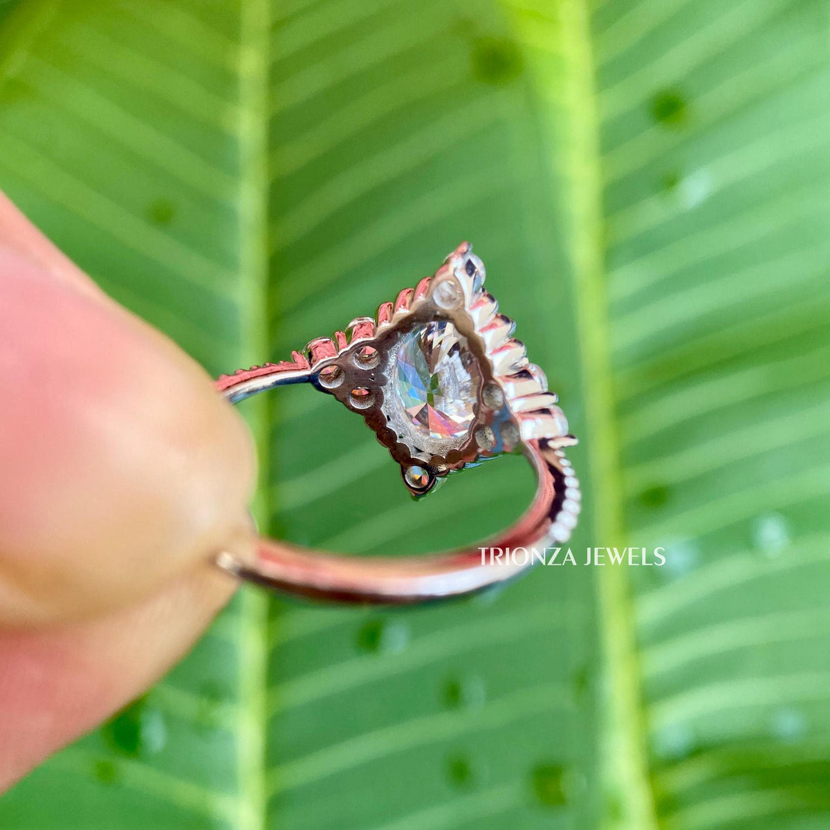 TrionzaDiamond engagement ring designed for wedding and anniversary occasions