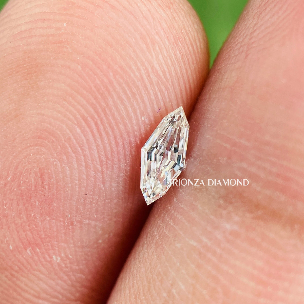 IGI certified lab grown diamond set in a handmade TrionzaDiamond creation