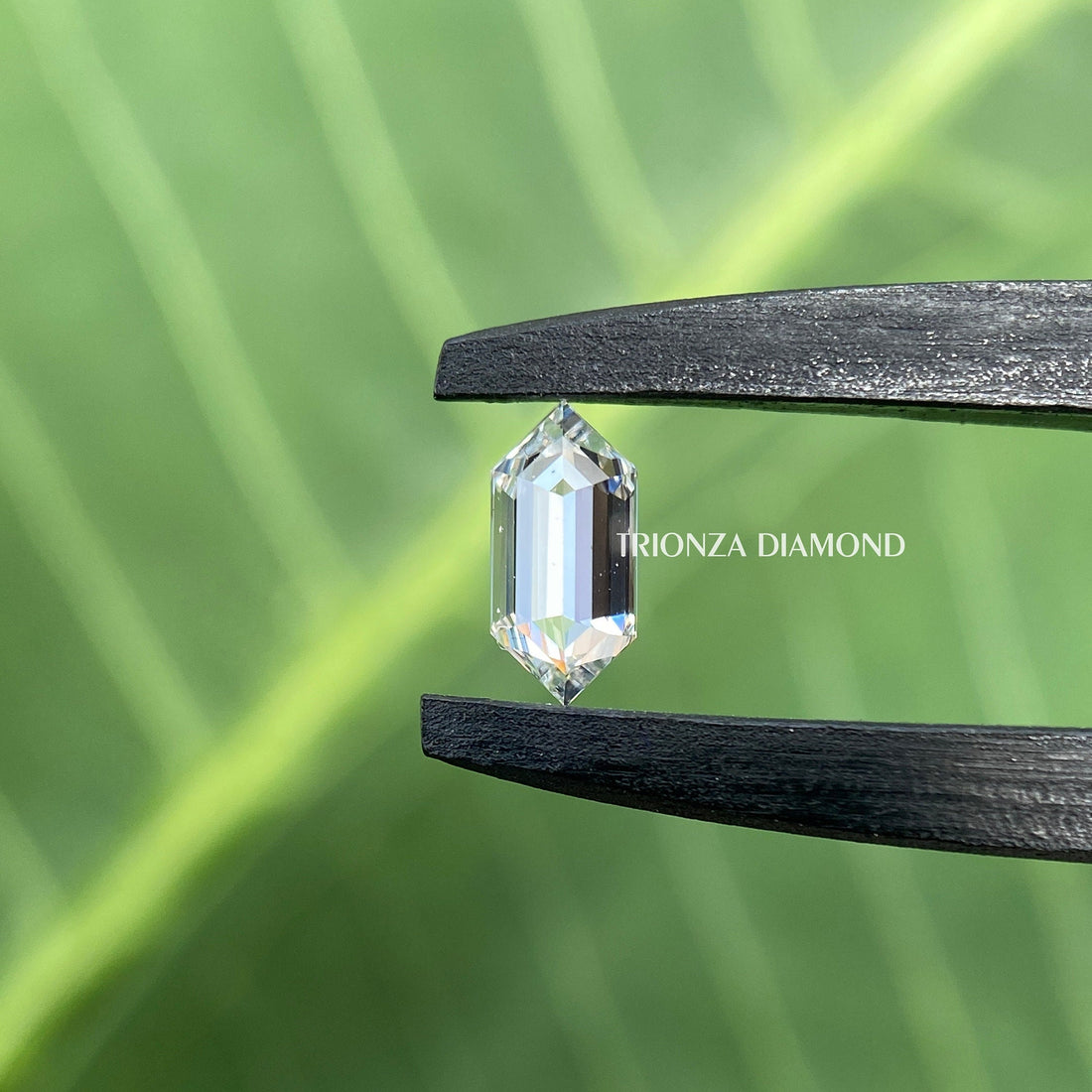 0.67 CT Hexagon Step Cut Lab Grown Diamond F/VS | Engagement Ring