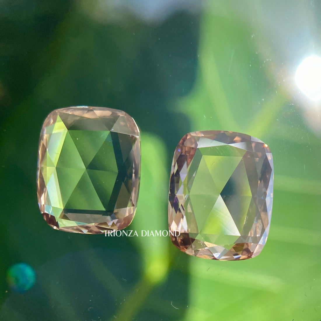 4.40 TCW Lab Grown Cushion Rose Cut Diamond for Engagement Rings