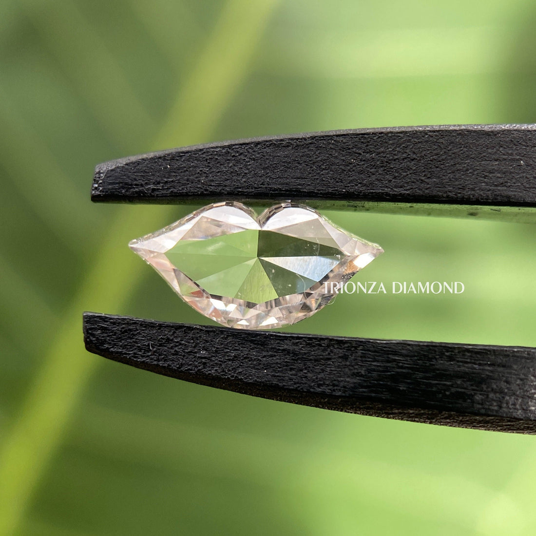 Lips Cut Lab Grown Diamond Engagement Ring | Fancy Lab Created Diamond