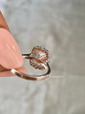 Eco-friendly conflict-free diamond ring designed as a meaningful anniversary gift for her