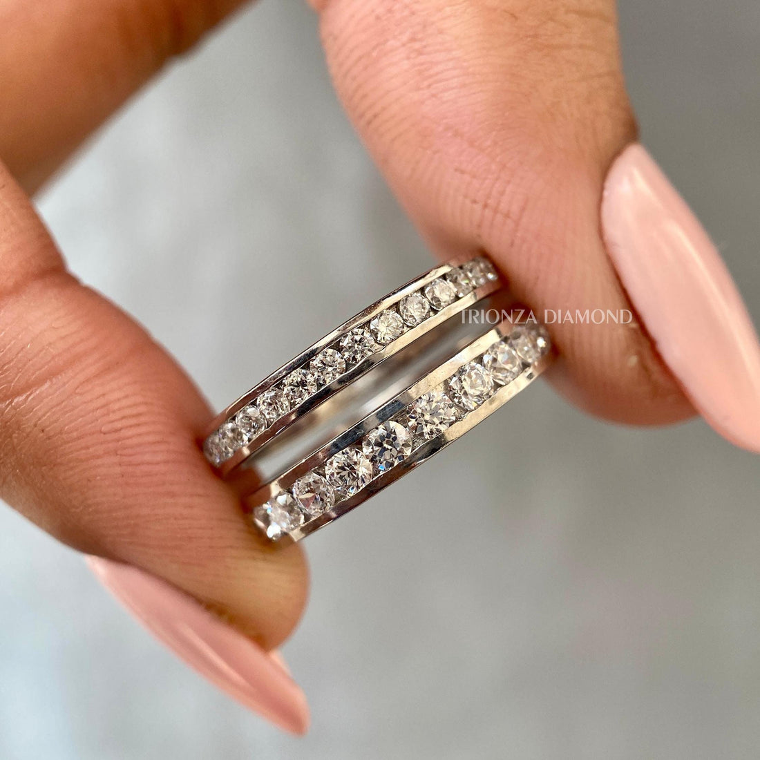 IGI Lab Grown Diamond Stackable Wedding Band | 14K Gold Eco-Friendly