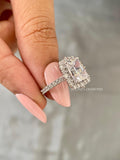 TrionzaDiamond engagement ring crafted with a 2.50 CT eco-friendly lab grown diamond