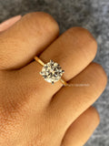 Handcrafted lab grown diamond ring designed for wedding and engagement occasions