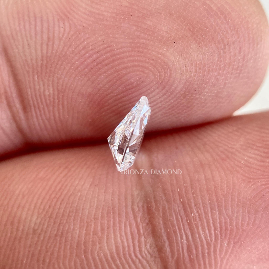 0.49 CT Pear Cut Lab Grown Diamond F/VS1 IGI Certified CVD