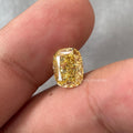 Elongated Cushion Cut Yellow Lab Grown Diamond, 0.70 CT & 3 CT - image 1