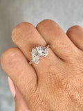 IGI certified lab grown diamond set in a handmade TrionzaDiamond creation