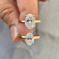 14K solid gold ring displayed in its jewelry box with smooth fabric lining