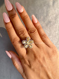 lab created diamond ring for her