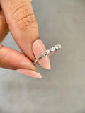 TrionzaDiamond eternity ring crafted with 0.42 carat round cut lab grown diamonds