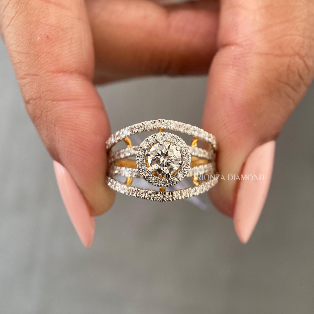 0.50 CT Round Lab Grown Diamond Wedding & Engagement Ring D/VVS1