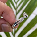 1.50 CT Oval Moissanite Bridal Set - 14K Rose Gold Wedding Ring