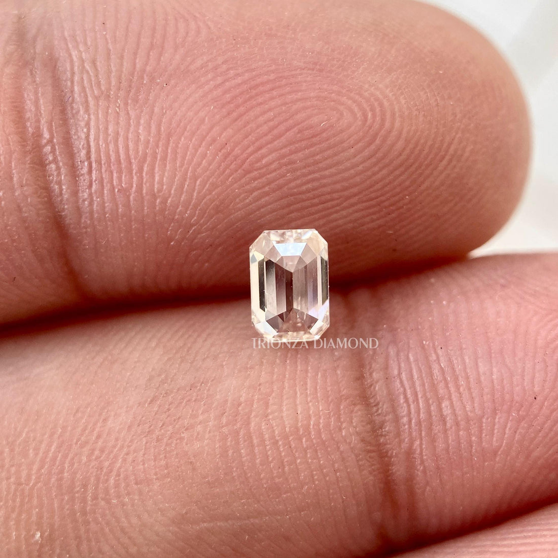 Emerald Cut Lab Grown Diamond, IGI Certified 0.50-1 CT F/VS1 Ring