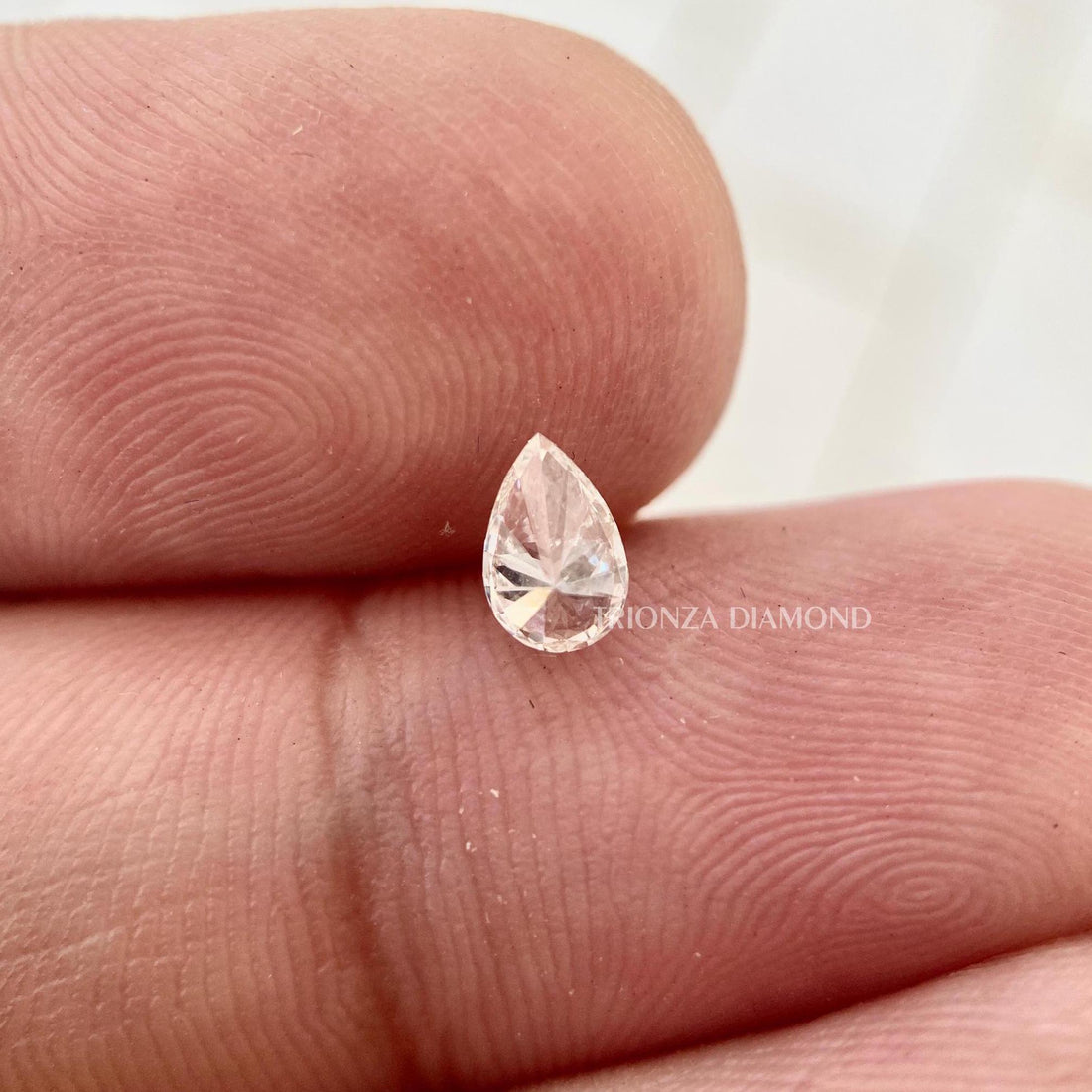 0.50 CT Pear Cut Lab Grown Diamond F/VS1 IGI Certified Loose