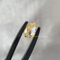 Fancy Vivid Yellow Diamond, 1.0 CT Pear Cut Yellow Lab Grown - image 4
