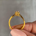 TrionzaDiamond solitaire ring handcrafted with IGI certified lab grown diamonds