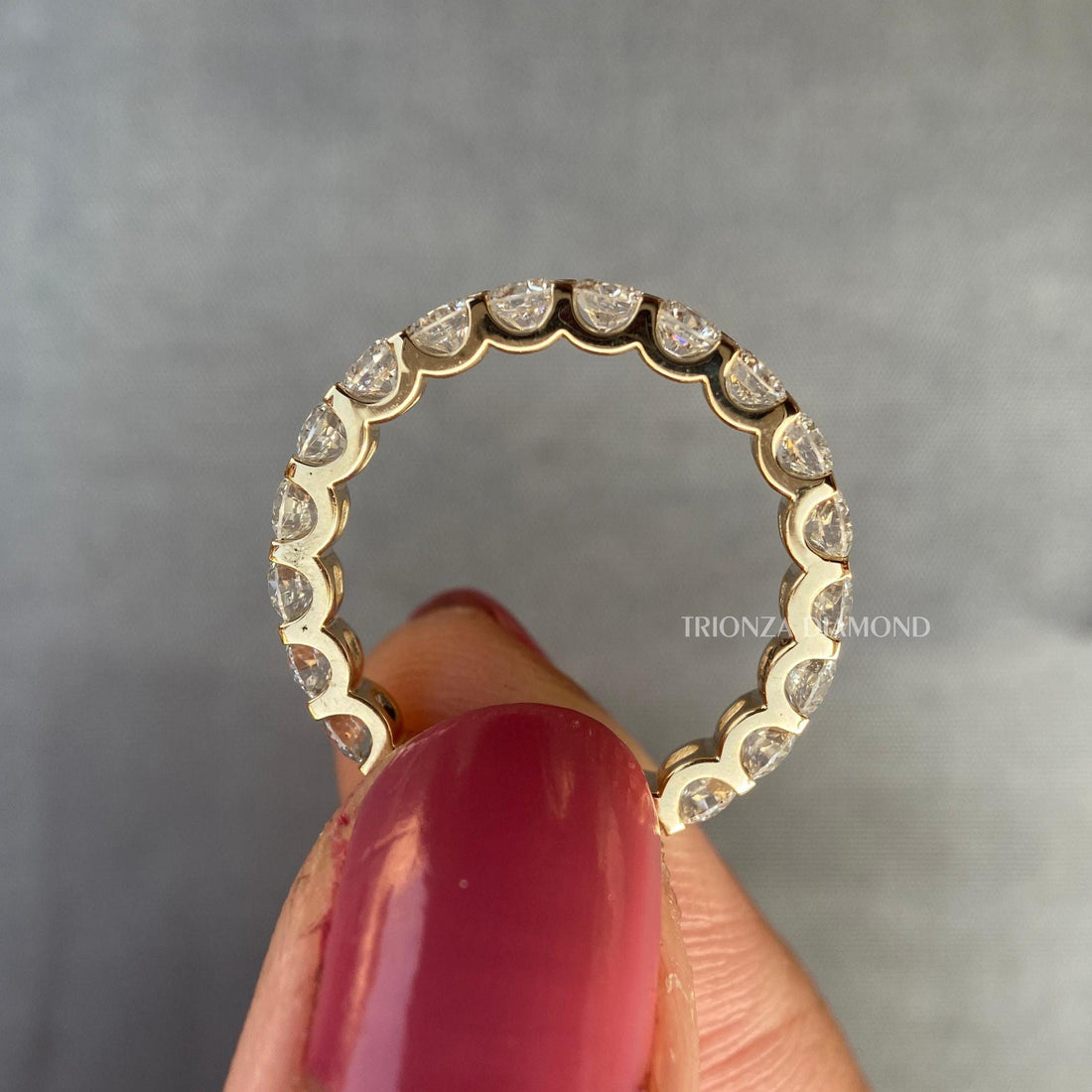 Lab Diamond Wedding Band 2.50MM | Round Brilliant Eternity Ring