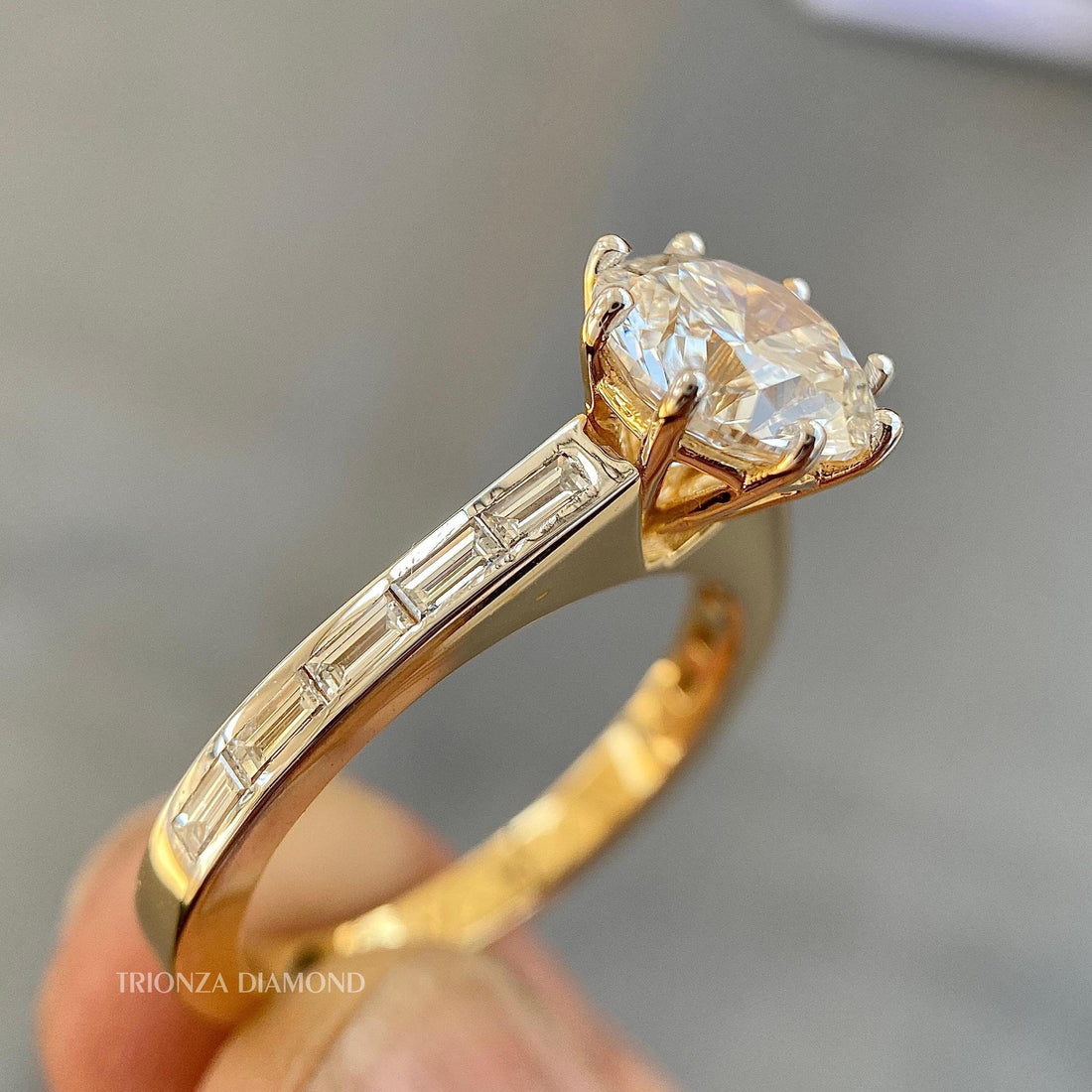 3 Carat IGI Certified Lab Diamond Wedding Ring - D/VVS1 Pave Set