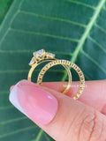 Handmade oval moissanite engagement ring crafted with excellent cut, polish, and symmetry
