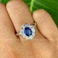 moissanite halo ring