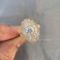art deco engagement ring