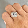 Solid gold promise ring with E color VVS2 clarity diamonds crafted for lasting brilliance