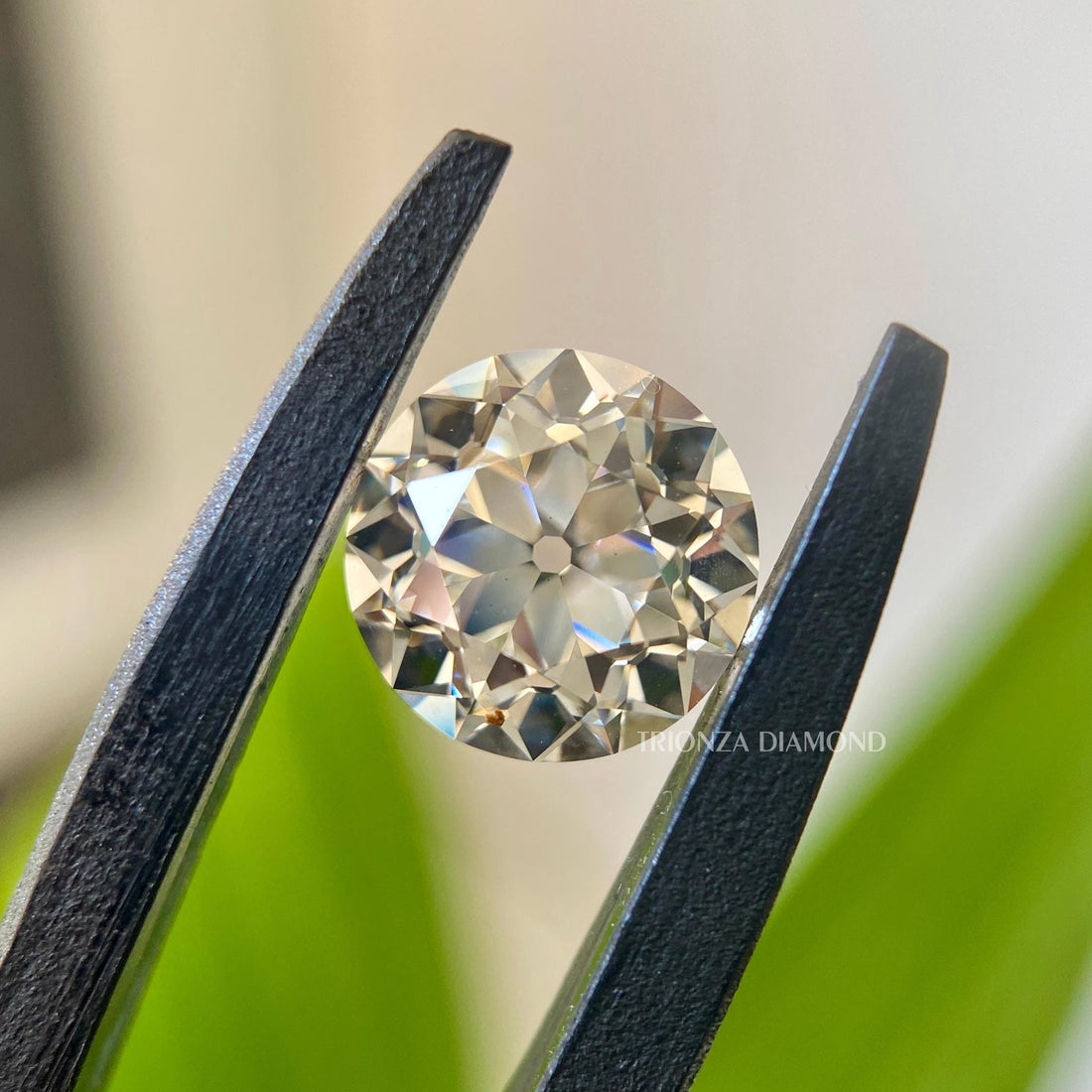 Round Old European Cut Lab Grown Diamond for Engagement Ring