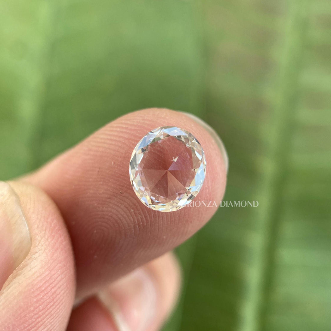 2.50 CT Round Rose Cut Lab Grown Diamond | Vintage Engagement Ring