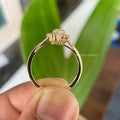 TrionzaDiamond marquise moissanite ring designed as a promise or anniversary gift for her