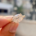 TrionzaDiamond engagement ring handcrafted with an IGI certified lab grown diamond
