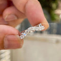 TrionzaDiamond wedding band crafted with IGI certified lab grown diamonds for lasting brilliance